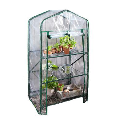 China Simple And Multifunctional PVC For Home Use Poly Tunnel 3 Floor Greenhouse for sale