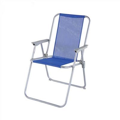 China teslin modern popular outdoor high quality large foldable beach chair with armrest for sale