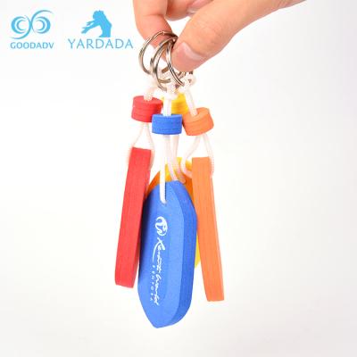 China Custom OEM Foam Eva Plastic Custom Floating Key Chain for sale