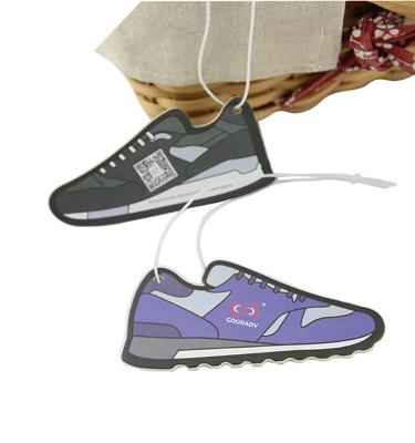 China Sports Car Air Freshener Air Freshener /shoes Shape Wholesale Hanging Paper Air Fresheners for sale