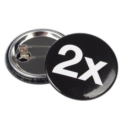 China Promotion Gift 25mm Customized Button Nickel Free Cheap Badges Customized Logo Tin Pin Badge for sale