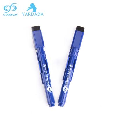 China Whiteboard for office & custom school logo printed chalk whiteboard magnetic liquid marker pen with brush for sale