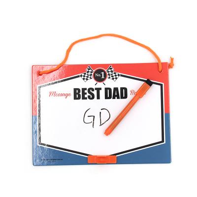 China Promotional Custom High Quality Gift Office Gifts Dry Erase Cardboard Whiteboard With Rope for sale