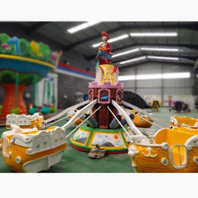 China 2021 New Product Factory Price Fun Kids Amusement Park Small Rides Mini Plane Pirate Attacking Ride For Sale for sale