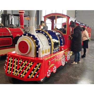 China 2022 Popular Amusement Park Kids Mini Wattman Kiddie Ride Electric Tending Trackless Train On Amusement Park And Mall Business Sale for sale