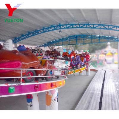 China Theme Park Zhengzhou Yueton Amusement Park Car Play Track Racing Mini Shuttle for sale