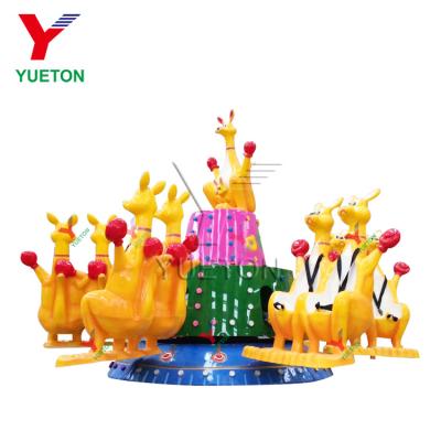 China Popular FRP+steel Kids Amusement Park Ride Equipment Jumping Kangaroo for sale