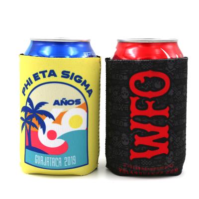 China Waterproof Beer Cola Can Cooler Sleeves Promotion Gift Quilted Neoprene Stubby Holder for sale