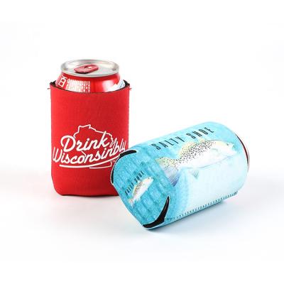 China Waterproof Custom Neoprene Drink Insulator Cola Can Cozy Cooler Sleeve for sale