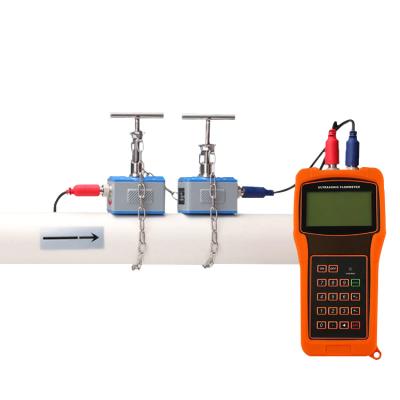 China Single homogeneous liquid that can drive Portable Ultrasonic Wave Flow Meter Ultrasonic Handheld Water Flow Meter for sale