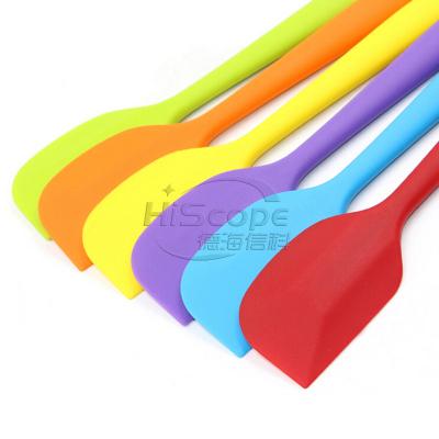 China New fashion design silicone sptula one piece kitchen utensil workable for baking cake, bread, butter for sale