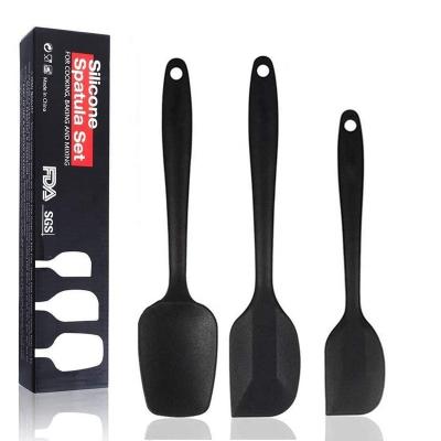 China Useful Silicon 3 Spatula Amazon Sustainable Cooking Accessories Set for sale