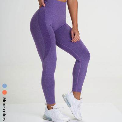 China High Waisted crack! crack! Mumu Tiktok Butt Lift Workout Breathable Gym Seamless Legging For Women for sale