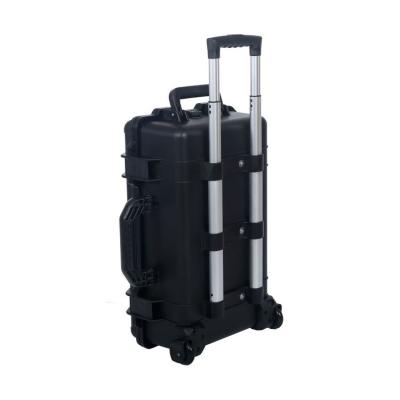 China Eco-friendly Heavy Duty Hard Plastic Carry Tool Case Waterproof Shockproof Dustproof Trolley Case With Foam for sale