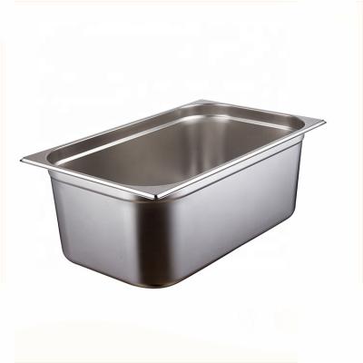 China European Style With Anti-jamming Design Stainless Steel GN Pan Food Container /Ice Cream Pan Food Pan for sale