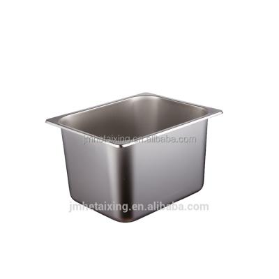 China American Style With Traditional Straight Food Pan Half Size Stainless Steel 1/2 Body Deep Fryer (200mm Depth) for sale