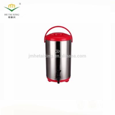 China Restaurant 12L Milk Tea Insulation Barrel Hot Beverage Dispenser For Cold And Hot Keeping for sale