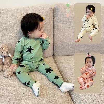 China Amazon Breathable Hot Selling 100% Cotton Baby Home Wear Super Soft Girls Sleepwear Kids Pajamas for sale