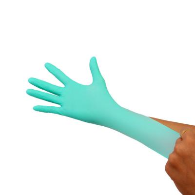 China Nitrile Cleaning Gloves Powder 9 Inch Protection Oil Proof Keeper Household Safety Thickened Industrial Rubber Free Work Gloves for sale