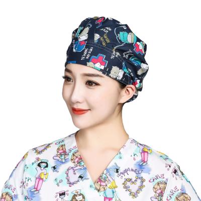 China Handy Good Quality Casual Wholesale Lab Scrub Hat Multicolor Nudese Female Unisex Pet Veterinary Clinic Stretch Scrub Hat for sale