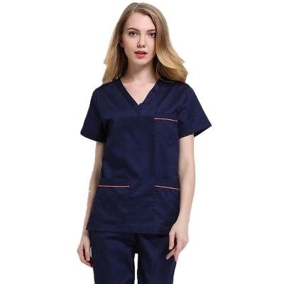 China Hospital High Quality Hospital Uniform Scrubs Set Comfortable Stretch Printed Nurse Patient X Hospital Teal Large White Cherokee Uniforms for sale