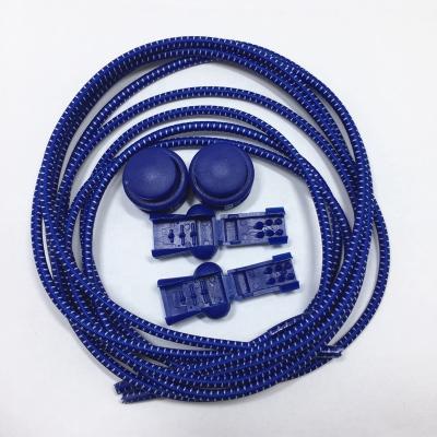 China Free Sample Round No Tie Lock Elastic Shoes Laces Manufacturer for sale