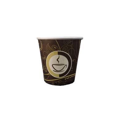 China 4oz 8oz Disposable Custom Disposable Paper Coffee Cups, Single Wall Pe Coated Shanghai Paper Cups, Disposable Cups Disposable Coffee Cup for sale