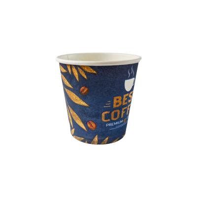 China 3oz 5oz 8oz Disposable Yogurt Ice Cream Disposable Eco Friendly Hot Selling White Paper Cup With Cover for sale