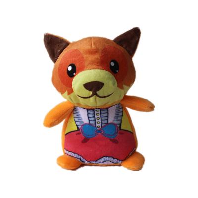 China Decoration Fox Stitch Skin Plush Toy Lovely 20cm 35cm Cheap Price Skin Custom Wholesale for sale