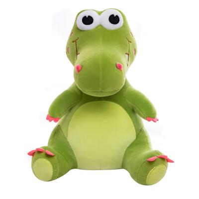 China Decoration Green Pet Stuffed Push Toy Crocodile Alligator Guangdong Toys for sale