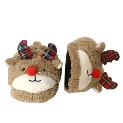 China Fashion trend high quality hot sale plush deer indoor shoes for birthday gift for sale