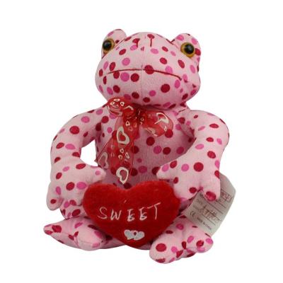 China Cute Felpa 12.0 de rana de lindo de rosa de plushie de plushie rose de Wendy the frog plush toy for sale