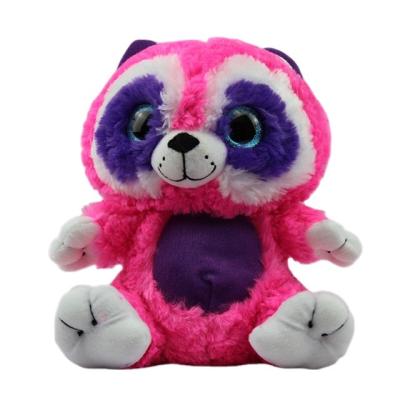 China Home decoration/gifts/custom animal plush raccoon red rose pillow selling/promotion with FREE SAMPLES for sale