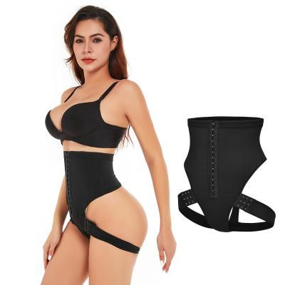 China SK004 Antibacterial Shapewear Ladies High-waist Buttock Puller Abdomen Hip And Crotch Panties One Piece for sale