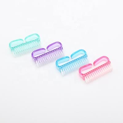 China Wholesale Durable Clear Acrylic Nail Dust Brush for sale