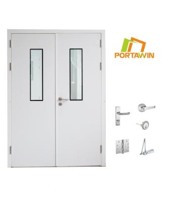 China Wholesale Fire Protection Fireproof Steel Glass Doors Fire Resistant With Good Quality for sale