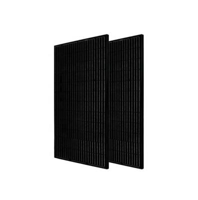 China Hot Selling Europe 520W High Efficiency Mono All Black Solar Panels For Solar System 182mmx182mm for sale