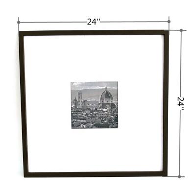 China From Europe factory supply large paper wrapped MDF photo picture frames directly for living room for sale