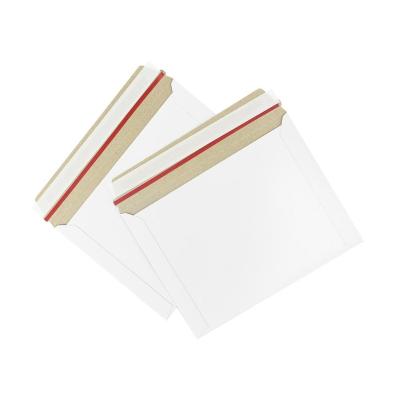 China White hot-melt cardboard scratched-chip white rigid panel wrap white skin and seal with easy red strip panel wrap for sale