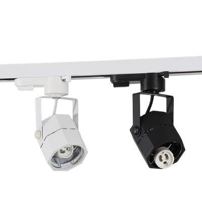 China Modern commercial aluminum alloy room jewelry display gu10 led track lighting for sale