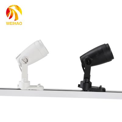 China Adjustable Angle Factory Price CE Gu10 White Suspend Hall Track Light Product Display Modern Led for sale