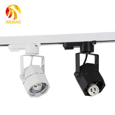 China High Efficiency Modern Black White Supermarket LED Aluminum Track Housing Lighting for sale