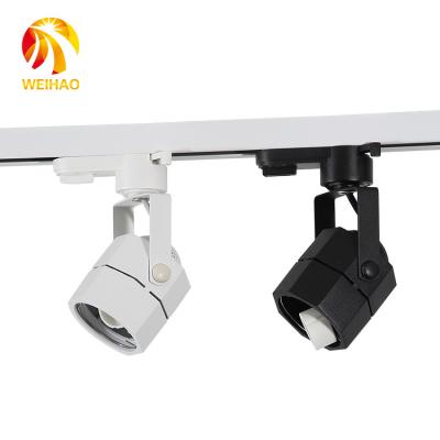 China 2021 Hot Sale Dimmable Aluminum Black Room Real Color Modern Indoor Led Track Lights for sale