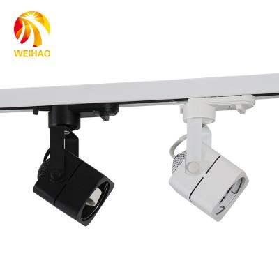 China Good Quality Northern Europe Indoor Dimmable Modern Black White Restaurant Led Track Lights for sale