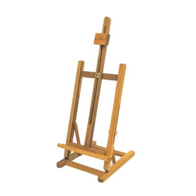 China Master Use Foldable Beech Wood Paint Easel Table Top Wooden Easel for sale