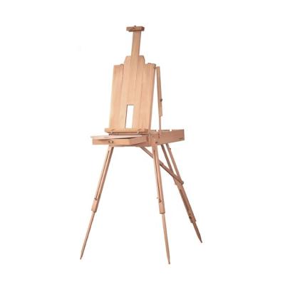 China Artist Painting Advertising Tripod Sketch Stand Wood Acrylic Easel for sale