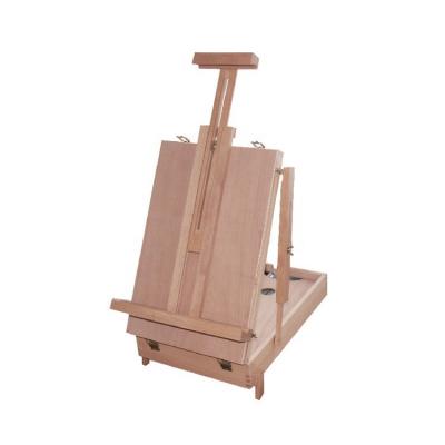 China Master Studio Acrylic Wood Artist Sketch Adjustable Desk Box Easel for sale