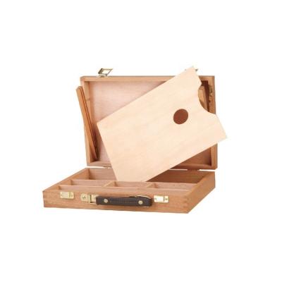 China Master Studio Oil Acrylic Wood Table Top Easel Artist Box for sale