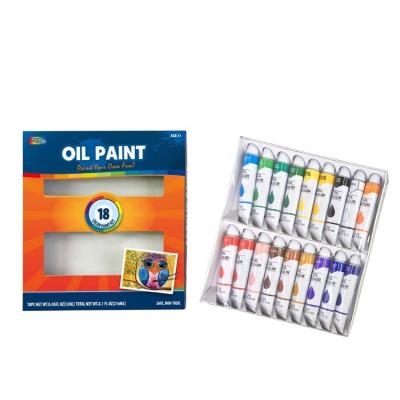 China Professional Artist Quality Oil Paint Set for Canvas Drawing 12ml Tube for sale