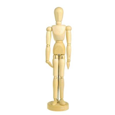 China High Quality Gallery Use 16 inch Artist Sketch Painting Wood Manikin for sale